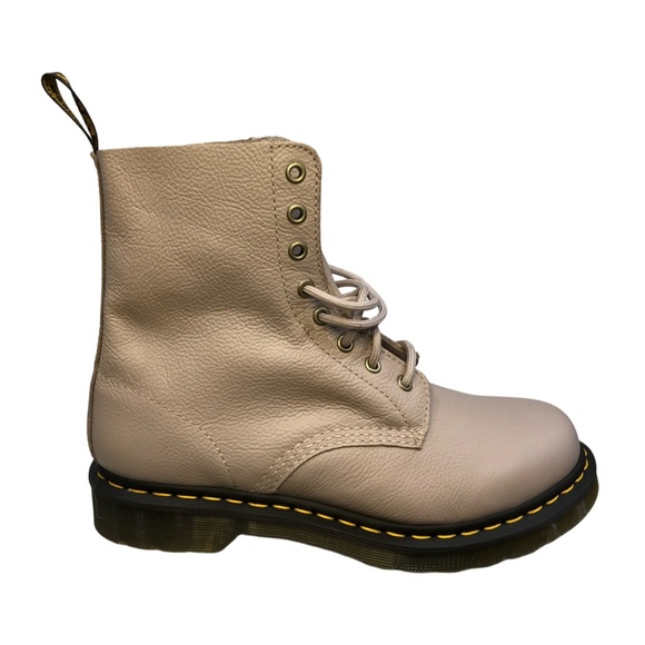 Dr. Martens 1460 Pascal Boots NWT/NWB | Vintage Taupe | Leather Women's Size 10 - Picture 7 of 10